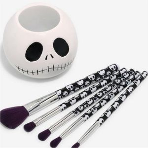 The Nightmare Before Christmas Jack Skellington Makeup Brush Set & Holder